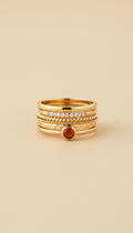 Gold-Plated Stacking Ring Set