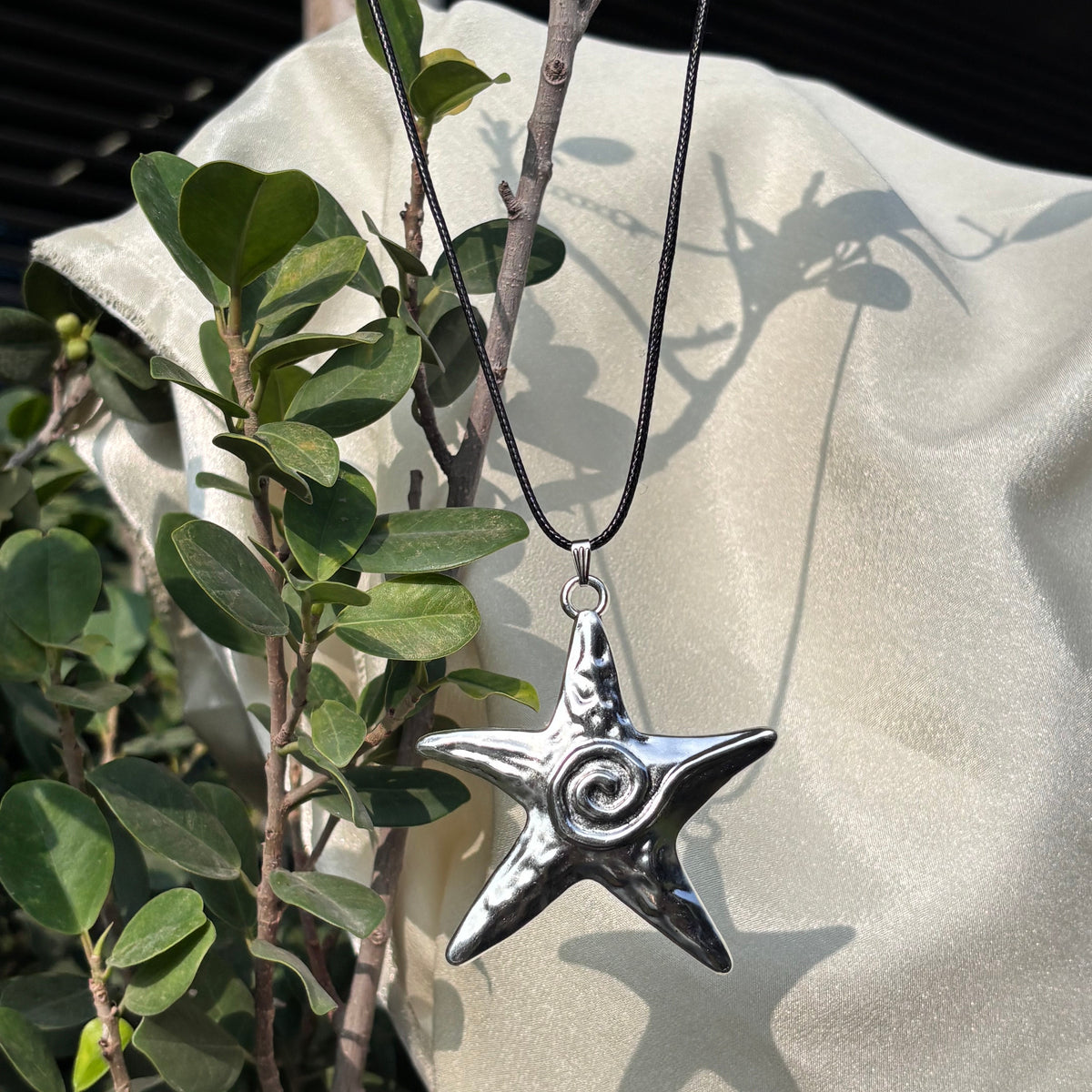 Chunky Swirl Star Charm